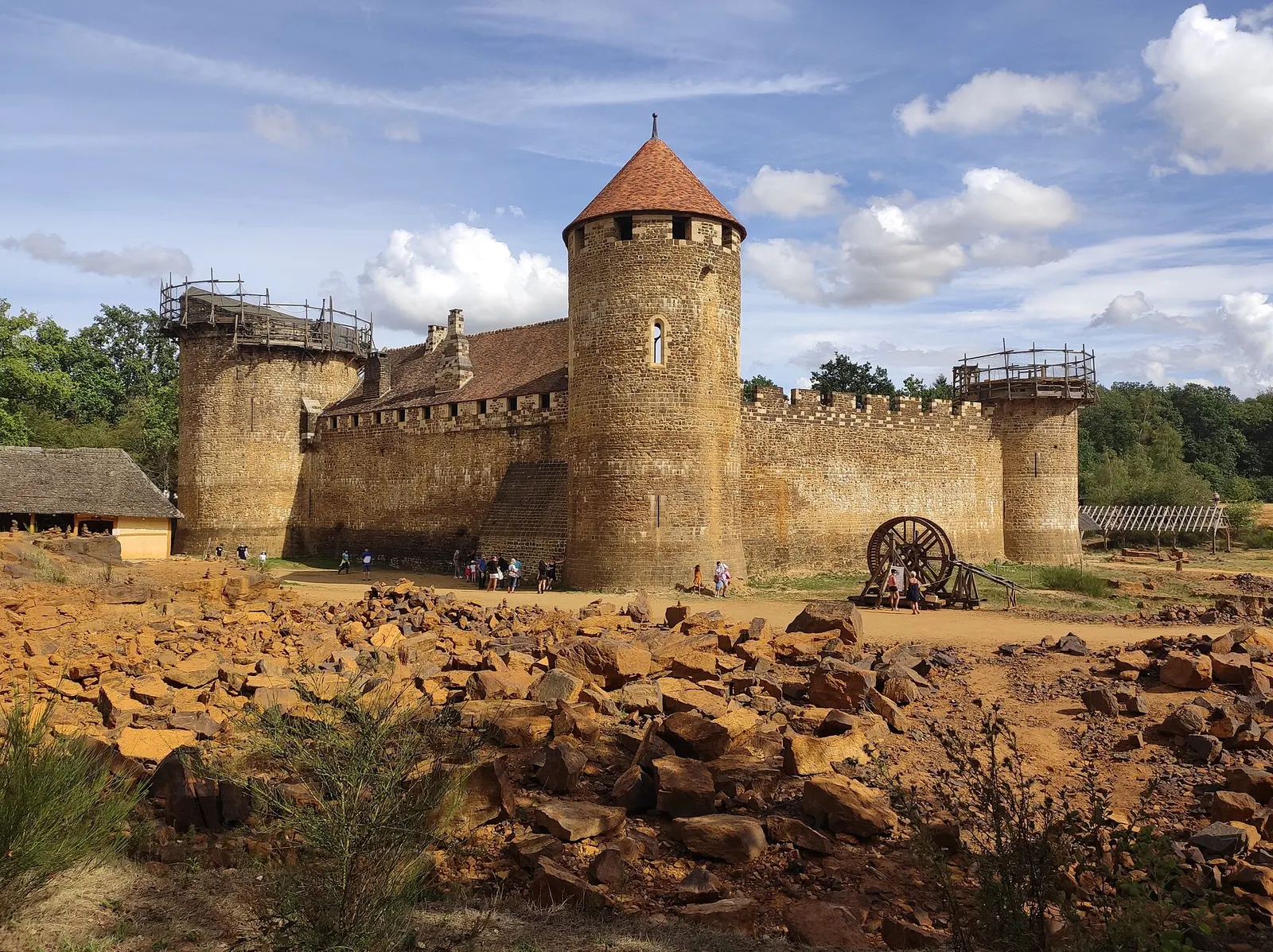 Chantier médiéval de Guédelon